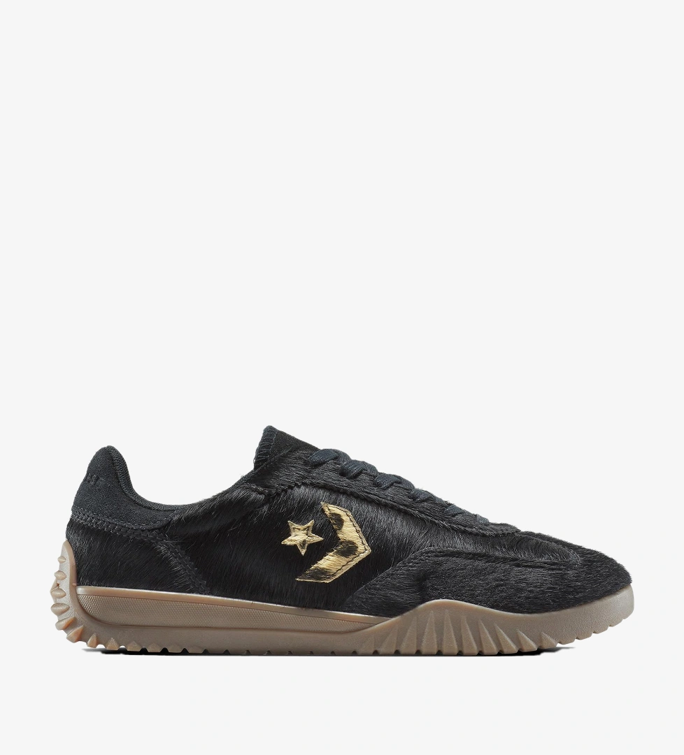 Converse Siyah Converse Run Star Trainer Pony Hair Unisex Sneaker