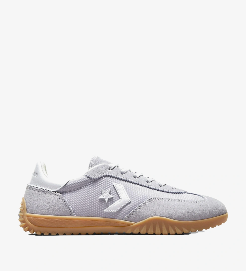 Converse Converse Run Star Trainer Unisex Gri Süet Sneaker FashFed'de! Gri - 1. görsel