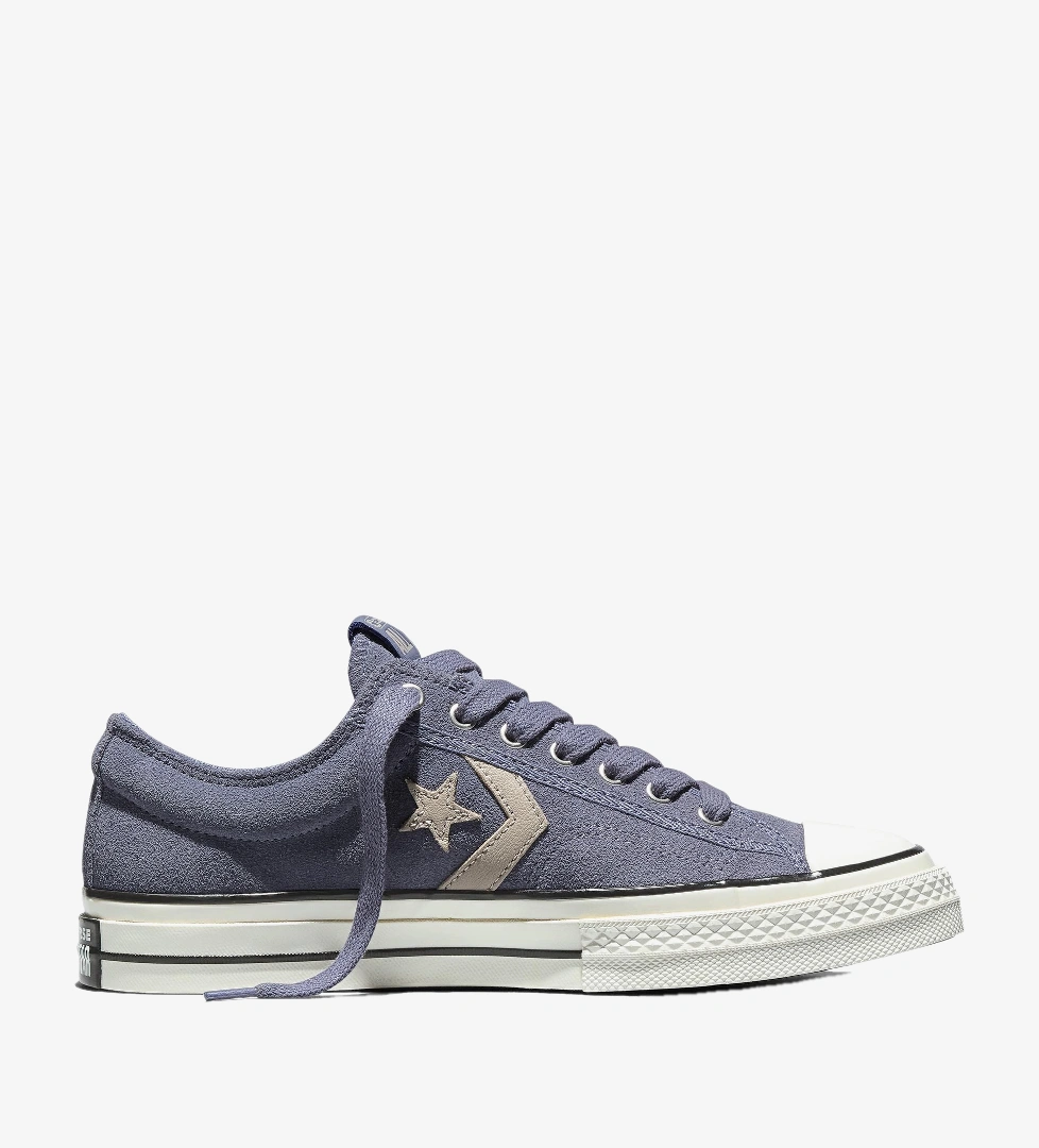 Converse Converse Star Player 76 Unisex Mavi Süet Sneaker FashFed'de! Mavi - 1. görsel