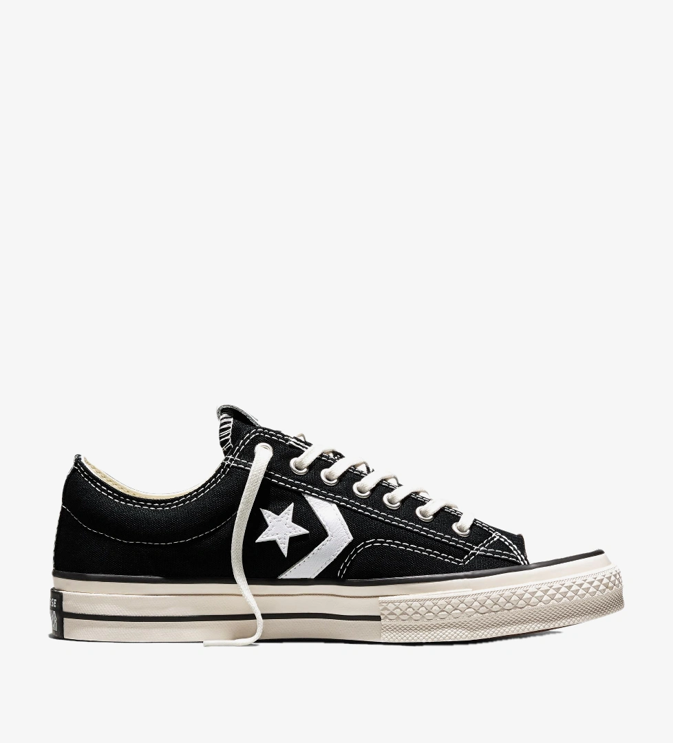 Converse Converse Star Player 76 Unisex Siyah Sneaker FashFed'de! Siyah - 1. görsel