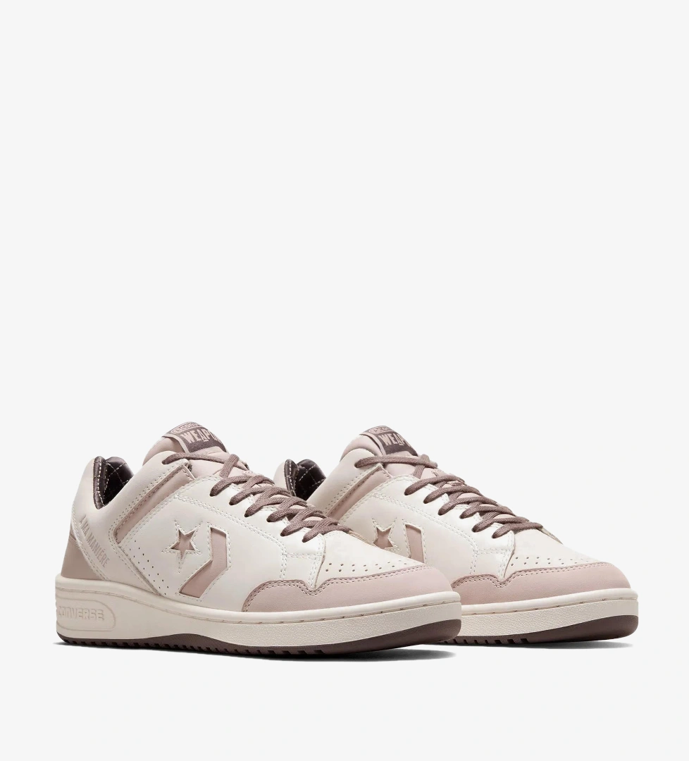 Converse x A Ma Maniere Weapon Unisex Beyaz Deri Sneaker