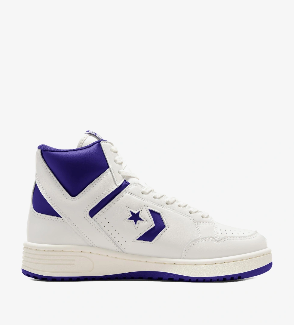 Converse Converse Weapon Unisex Mor Deri Sneaker FashFed'de! Mor - 1. görsel