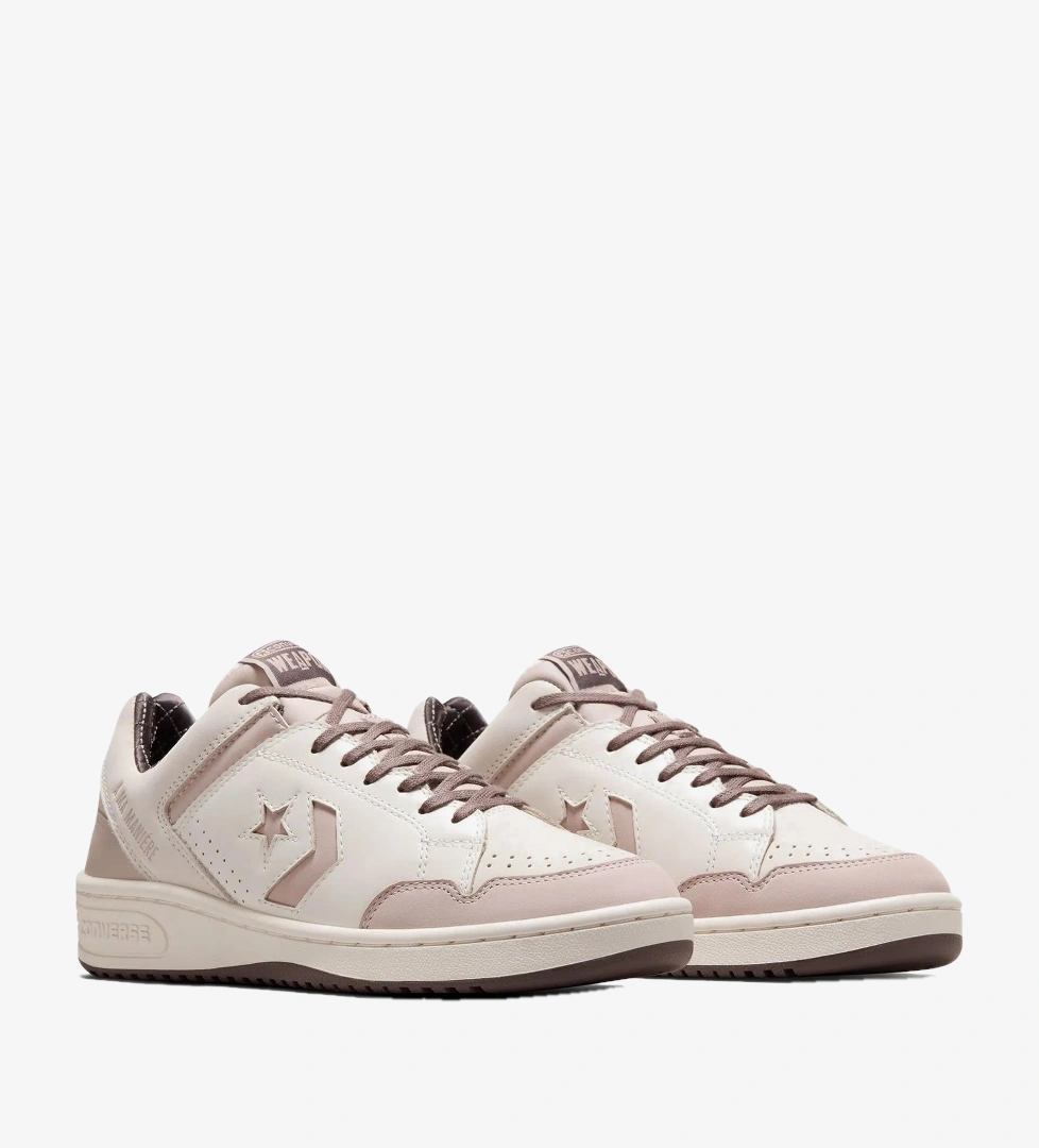 Converse Converse x A Ma Maniere Weapon Unisex Beyaz Deri Sneaker FashFed'de! Beyaz - 1. görsel
