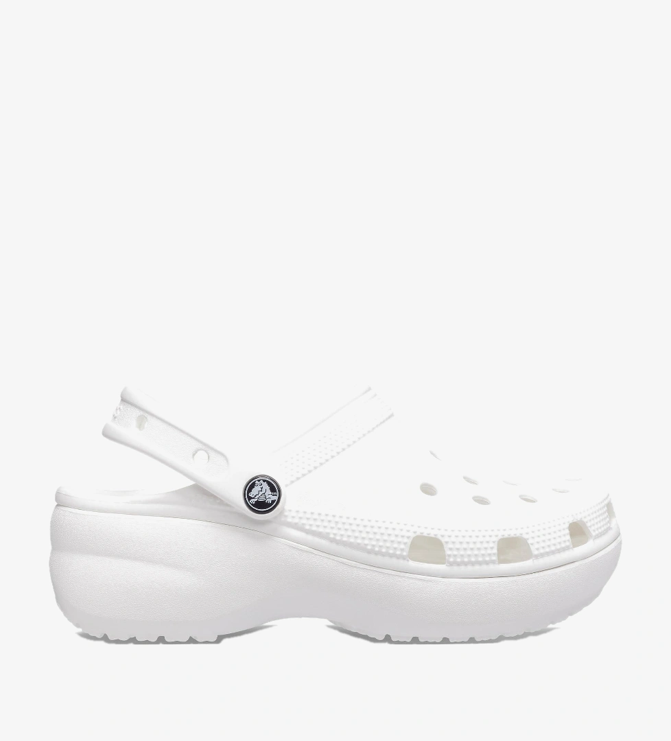 Crocs Classic Platform Clog Kadın Beyaz Terlik