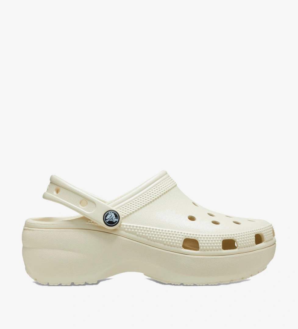 Crocs Classic Platform Kadın Bej Terlik