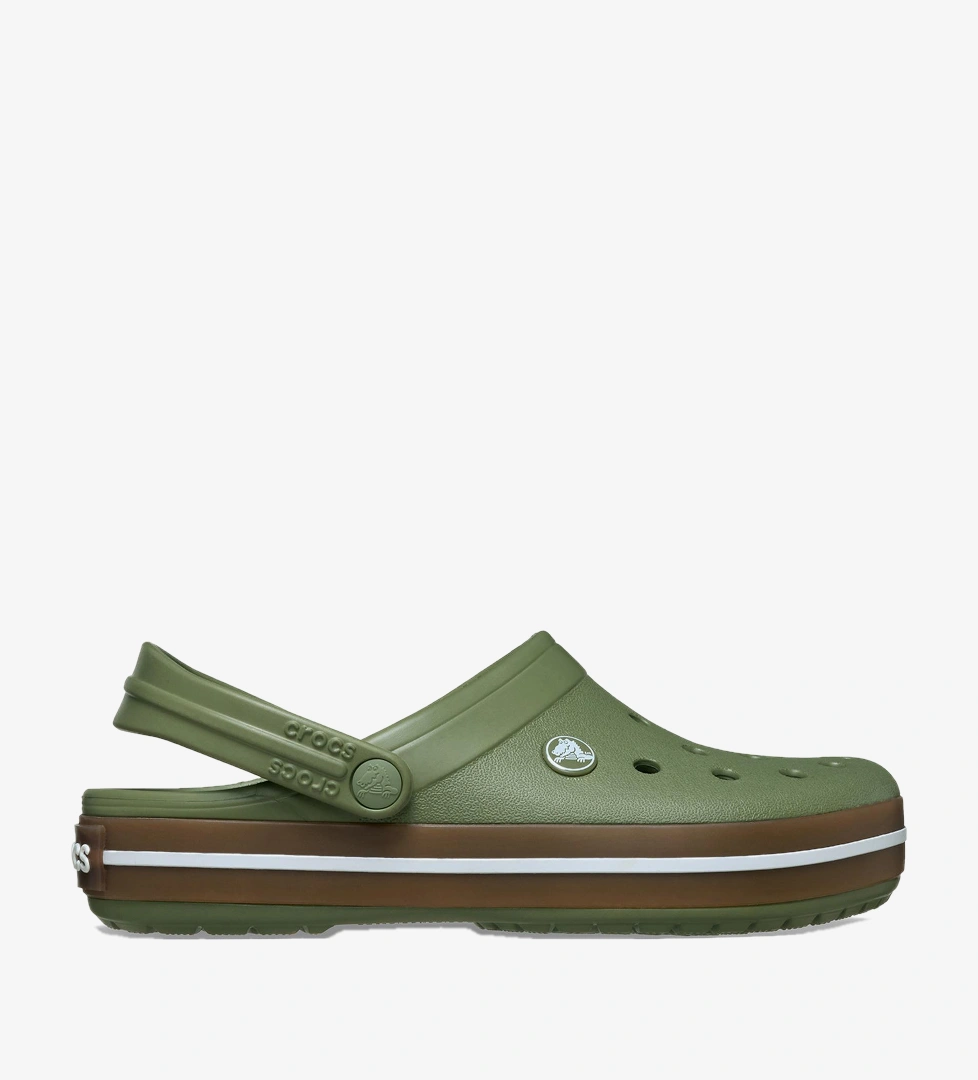 Crocs Crocband Gum Clog Unisex Haki Terlik