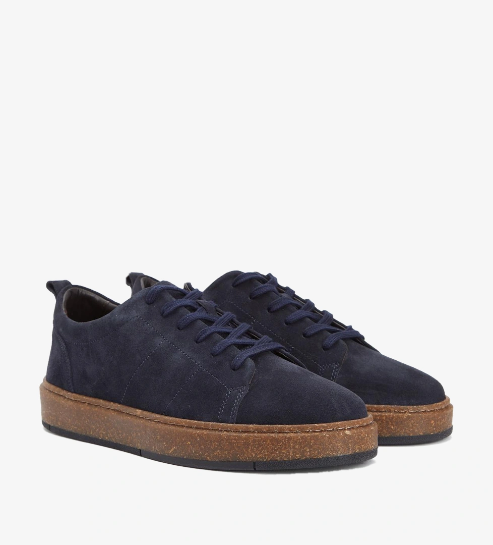 Divarese Erkek Lacivert Günlük Rahat Süet Sneaker