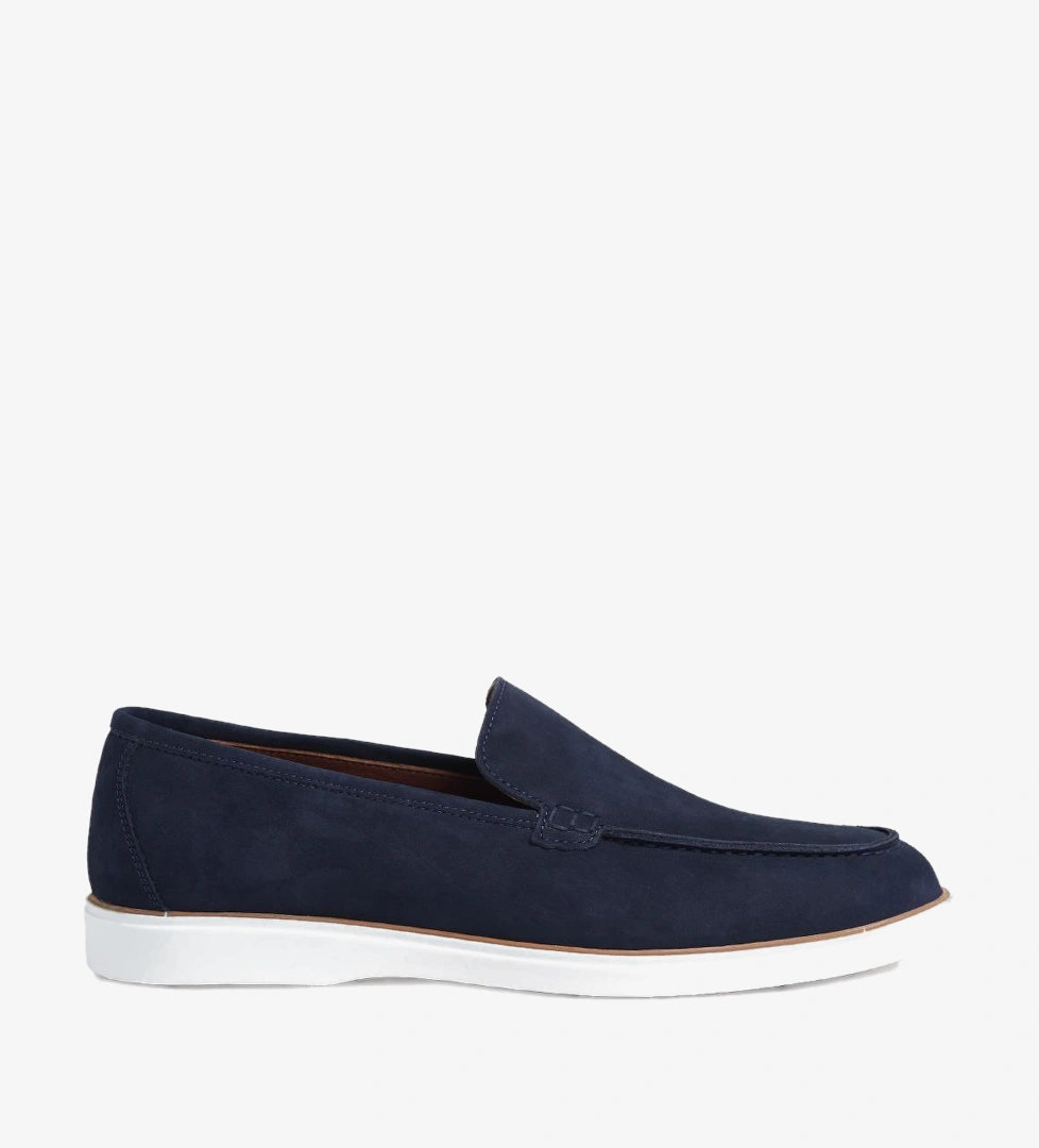 Erkek Kahverengi Nubuk Loafer
