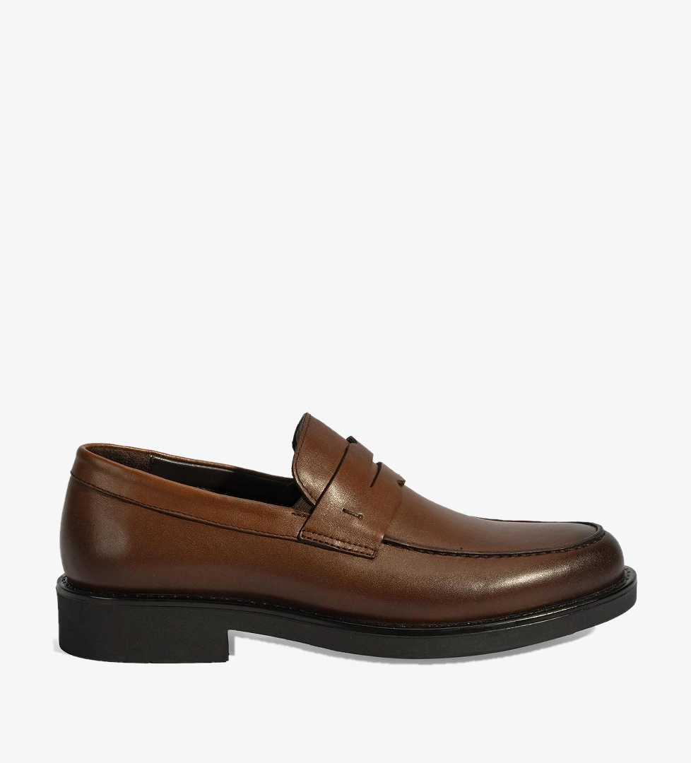 Erkek Taba DesaComfort Deri Loafer