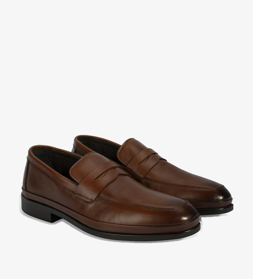 Erkek Taba DesaComfort Deri Loafer