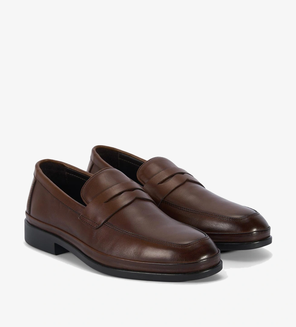 Erkek Taba DesaComfort Deri Loafer
