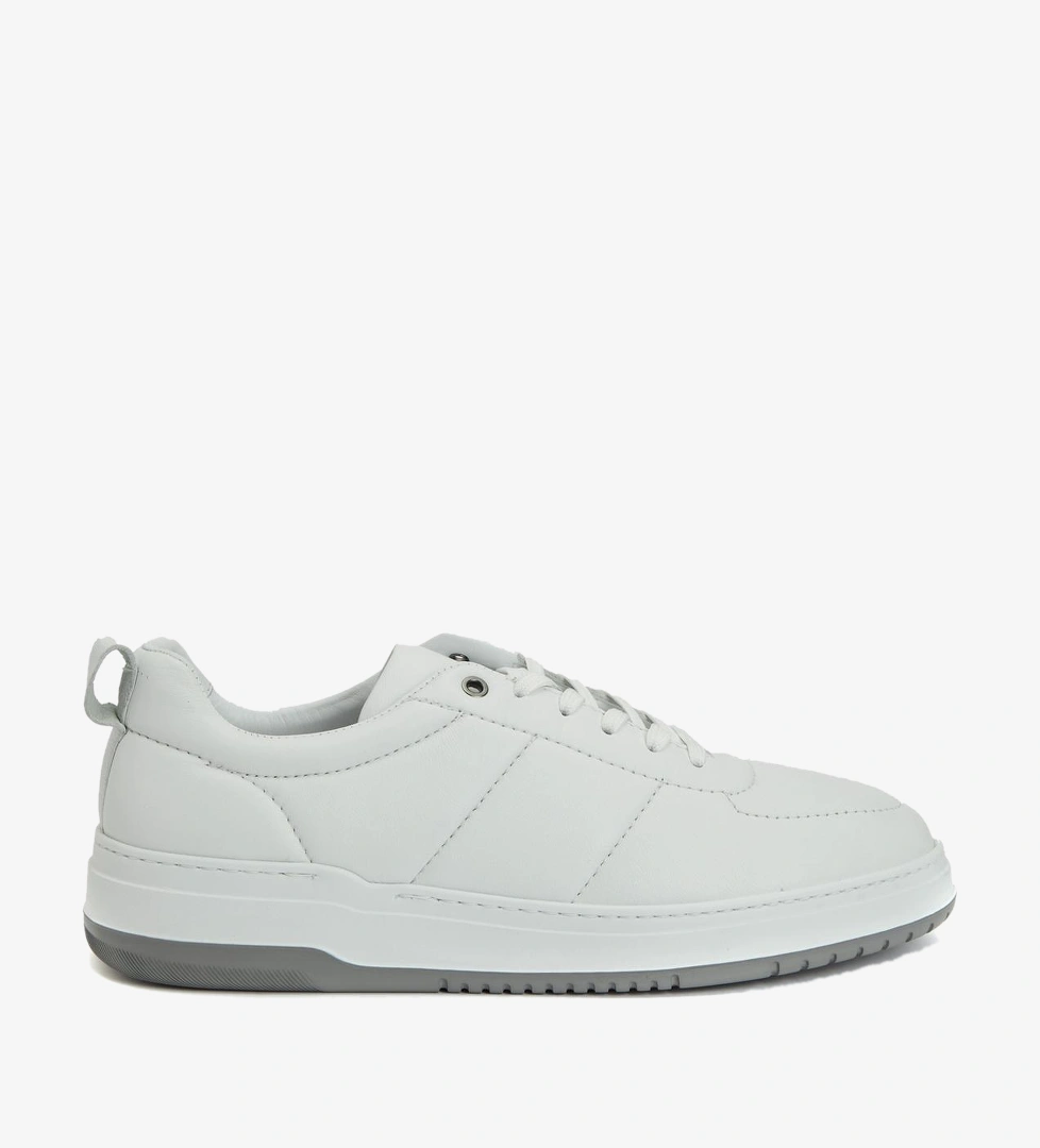 George Hogg Erkek Beyaz Deri Sneaker