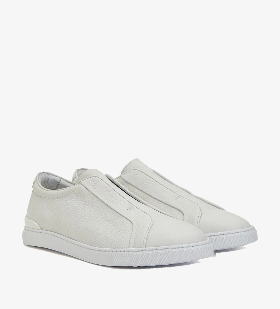 George Hogg Erkek Beyaz Günlük Rahat Deri Sneaker