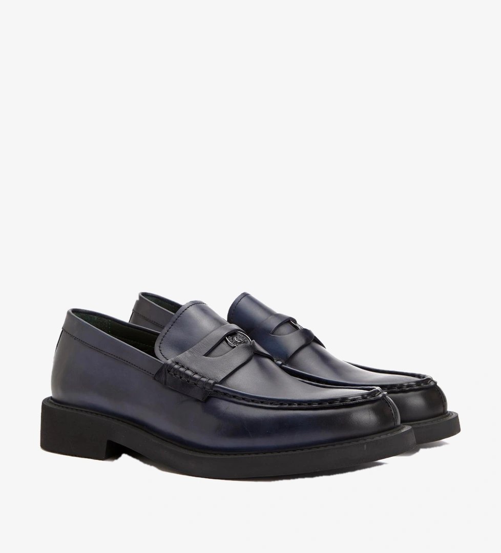 George Hogg Erkek Lacivert Loafer