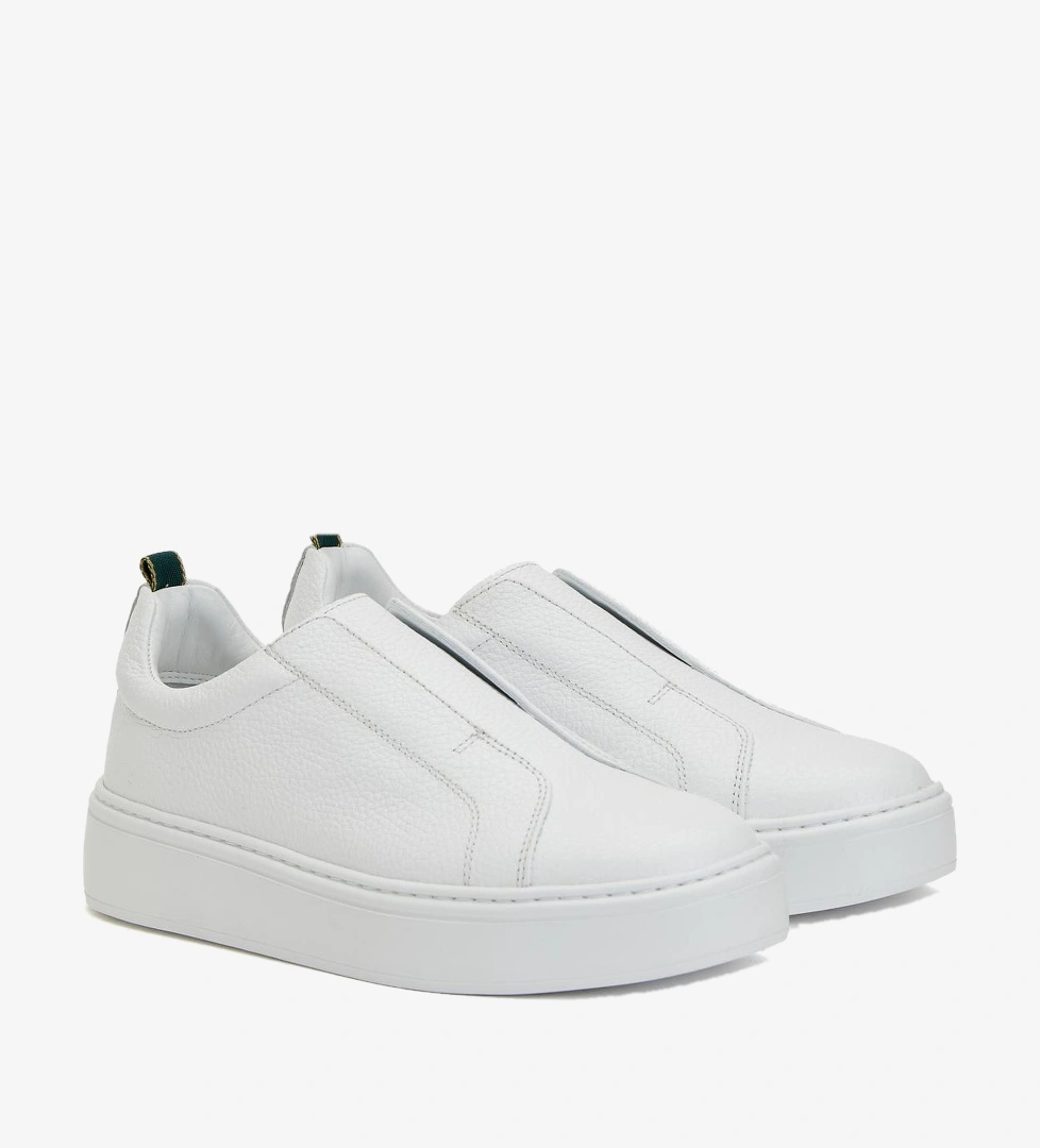George Hogg Kadın Beyaz Deri Sneaker