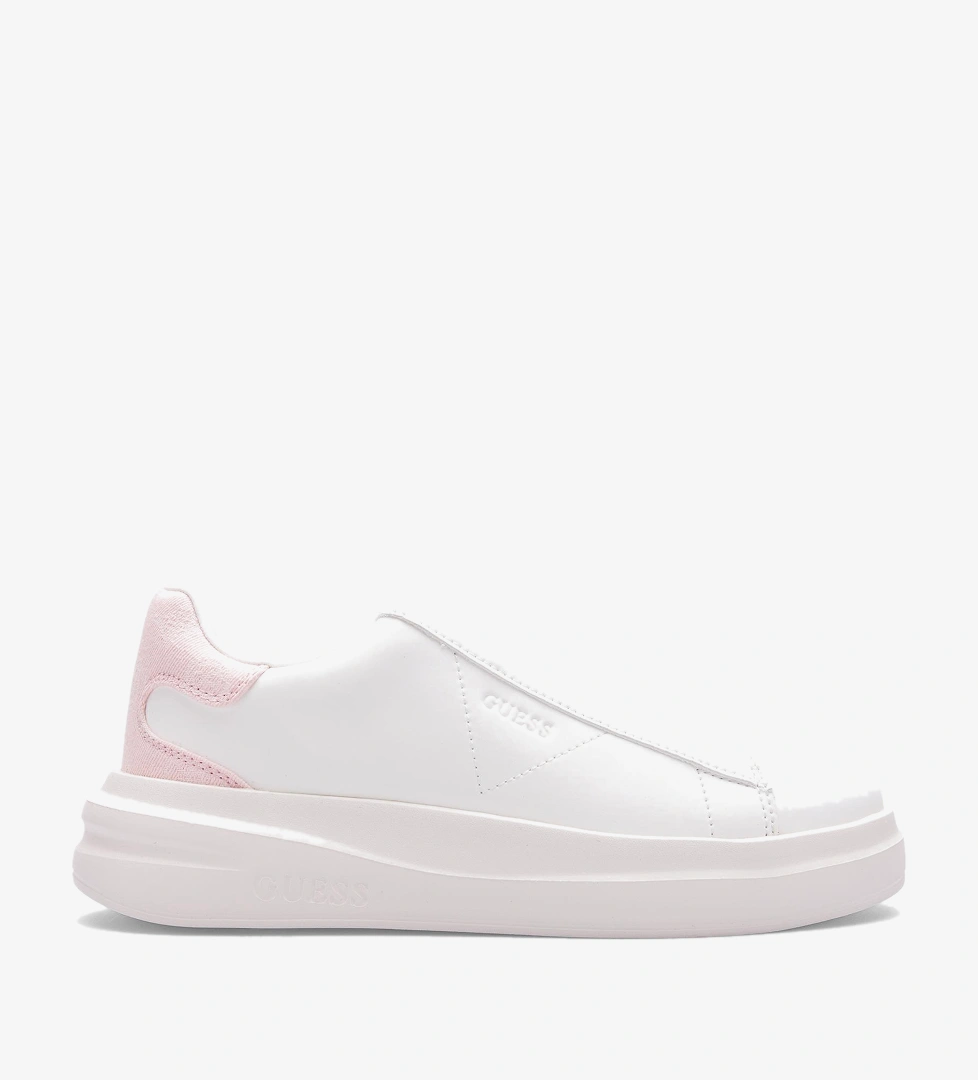 Guess Elbina Deri Kadın Pembe Sneaker
