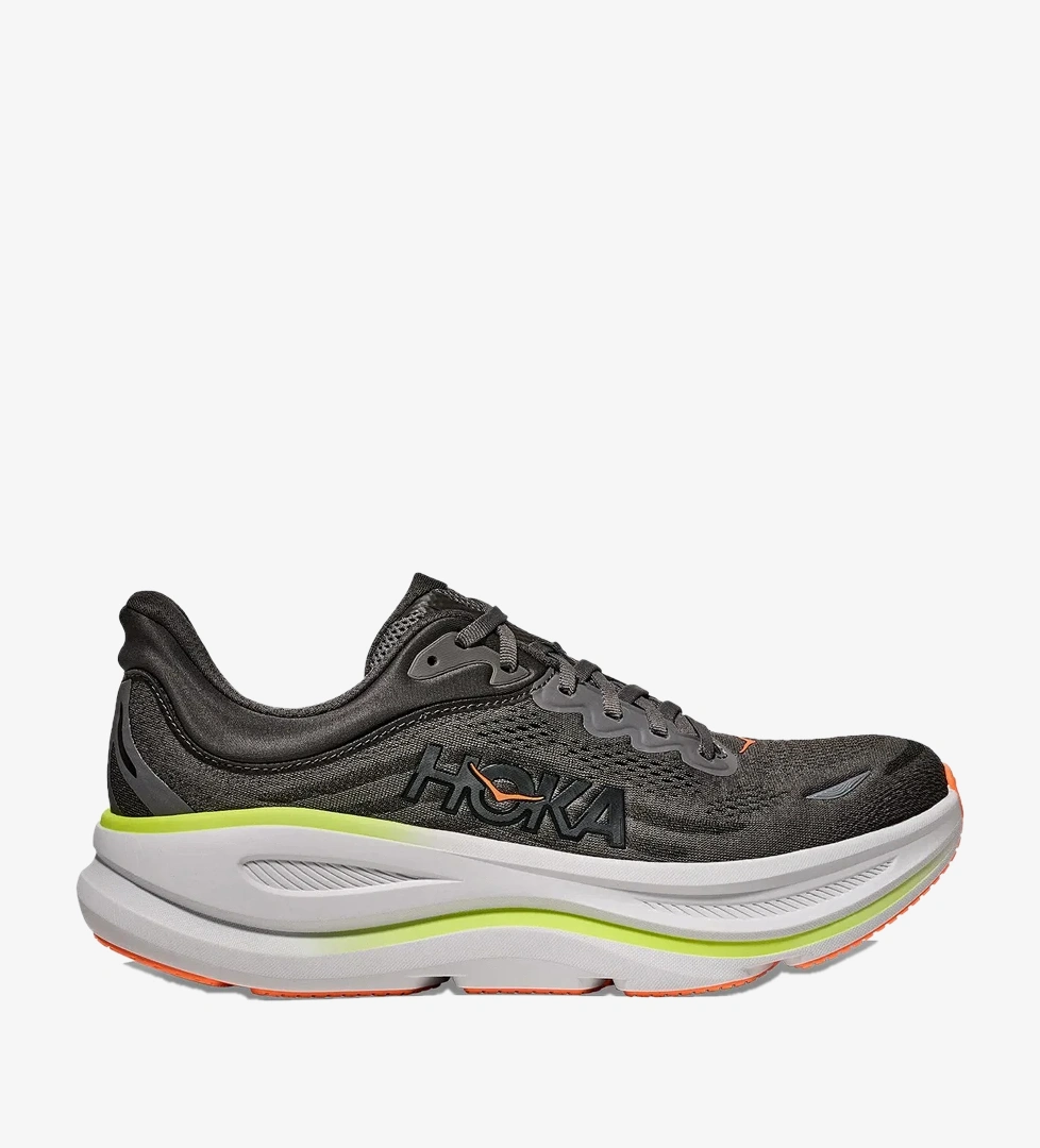 Hoka Bondi 9 Erkek Gri Koşu Ayakkabısı