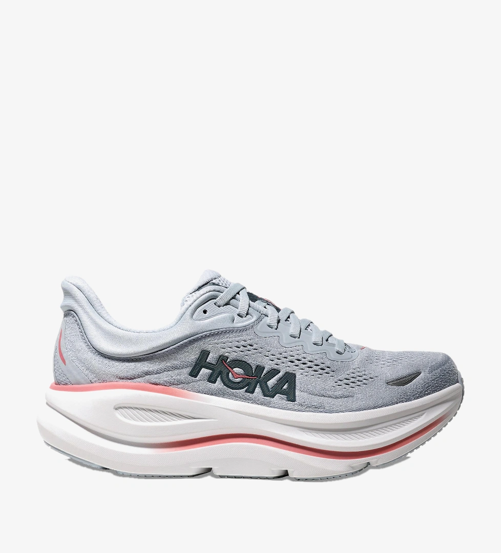 Hoka Bondi 9 Kadın Gri Koşu Ayakkabısı