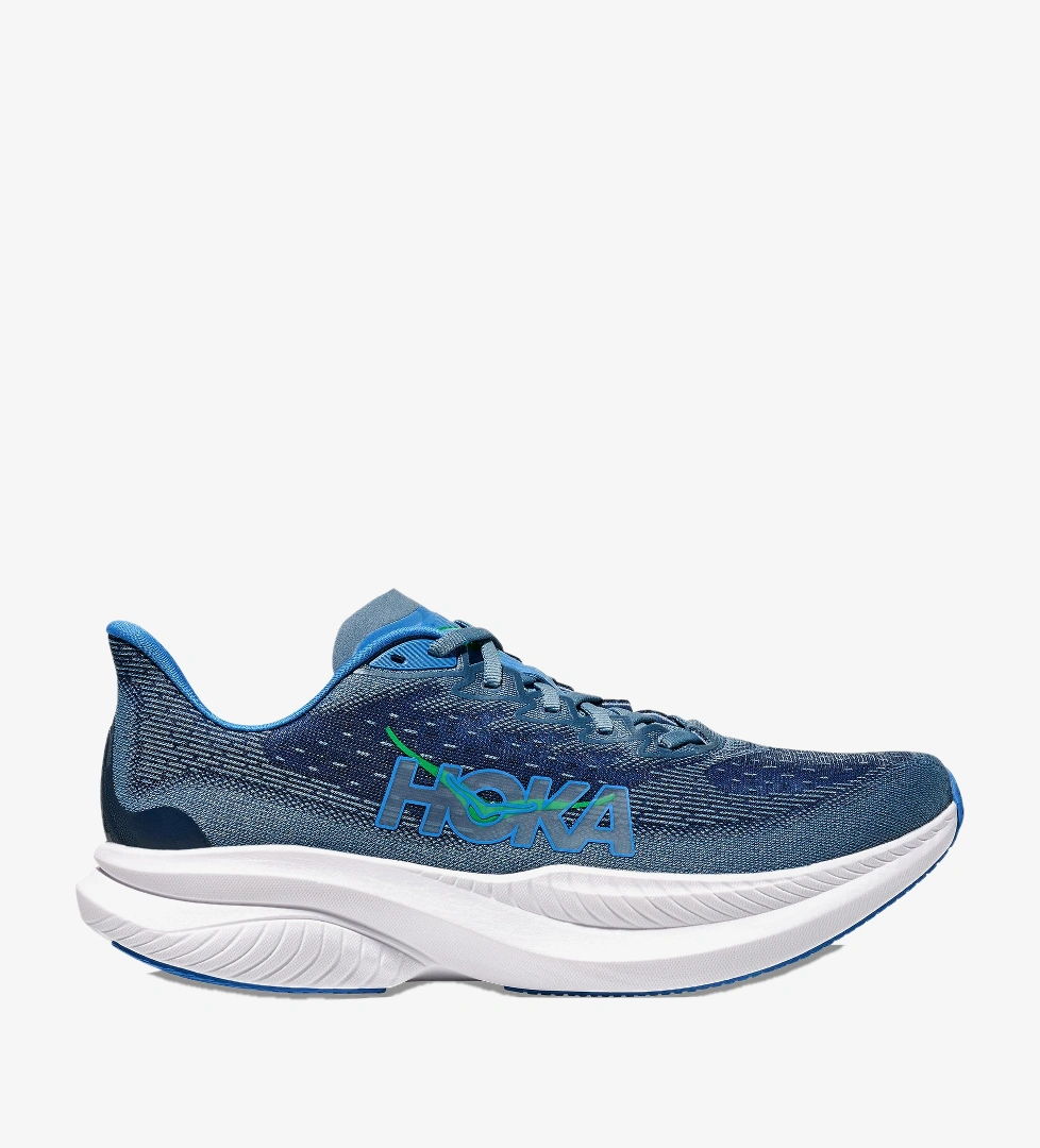 Hoka Mach 6 Erkek Mavi Yol Koşu Ayakkabısı