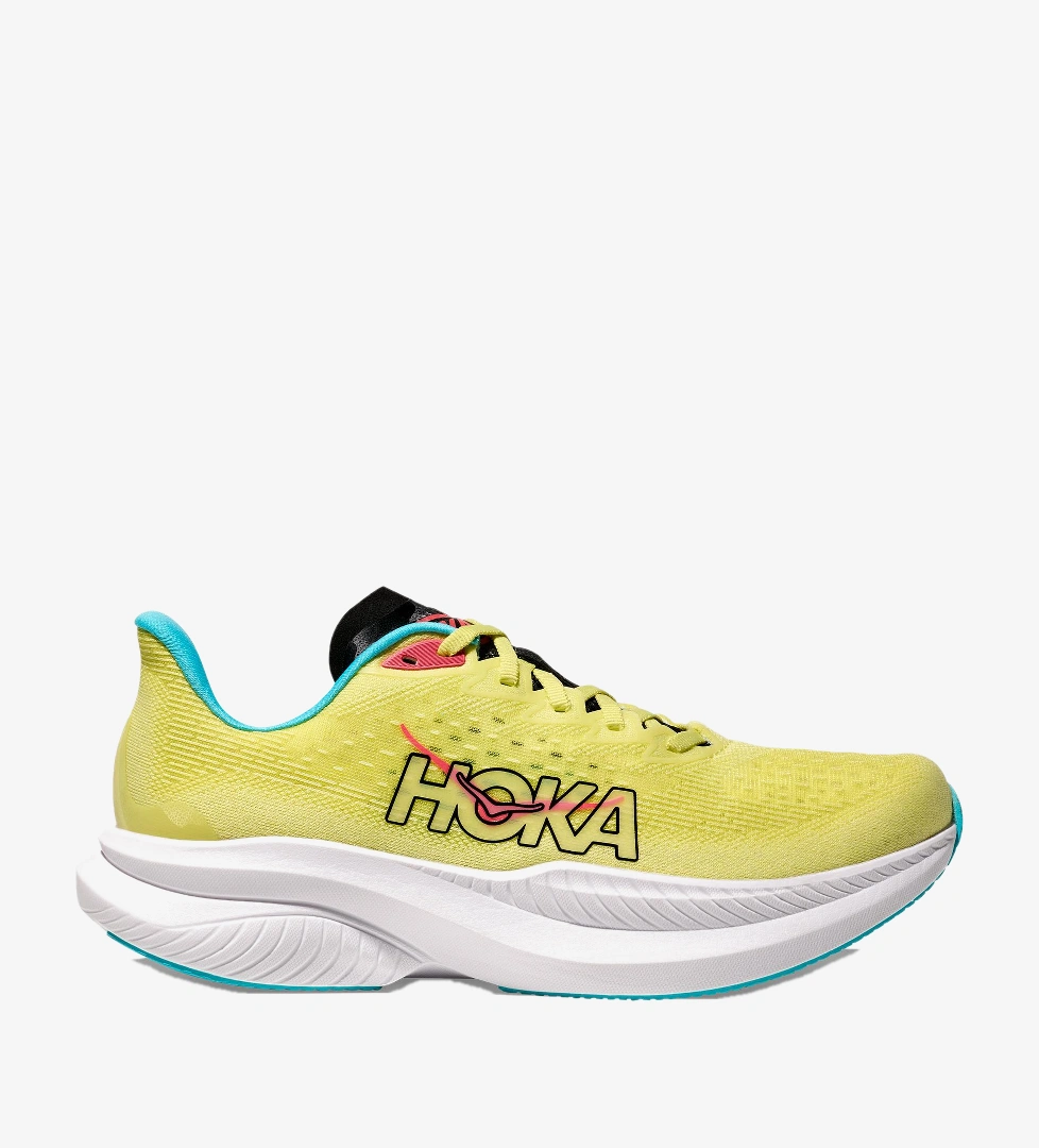 Hoka Mach 6 Erkek Sarı Yol Koşu Ayakkabısı