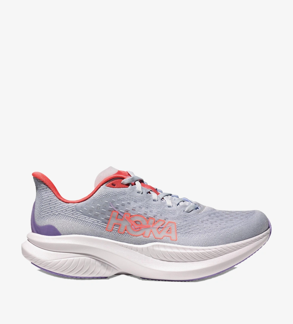 Hoka Mach 6 Kadın Mor Yol Koşusu Ayakkabısı