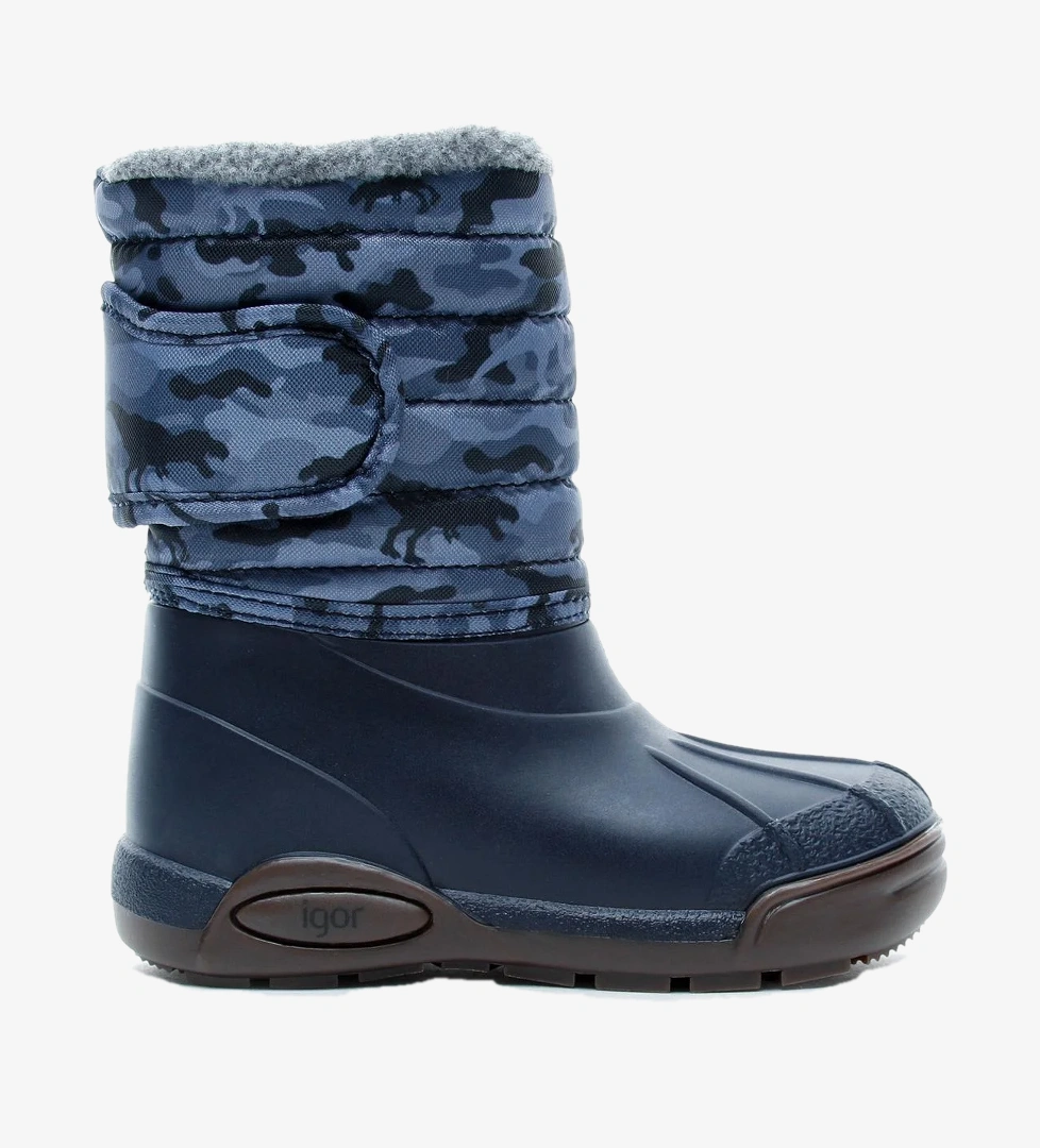 Igor Topo Ski Camo Lacivert Çocuk Yağmur Botu