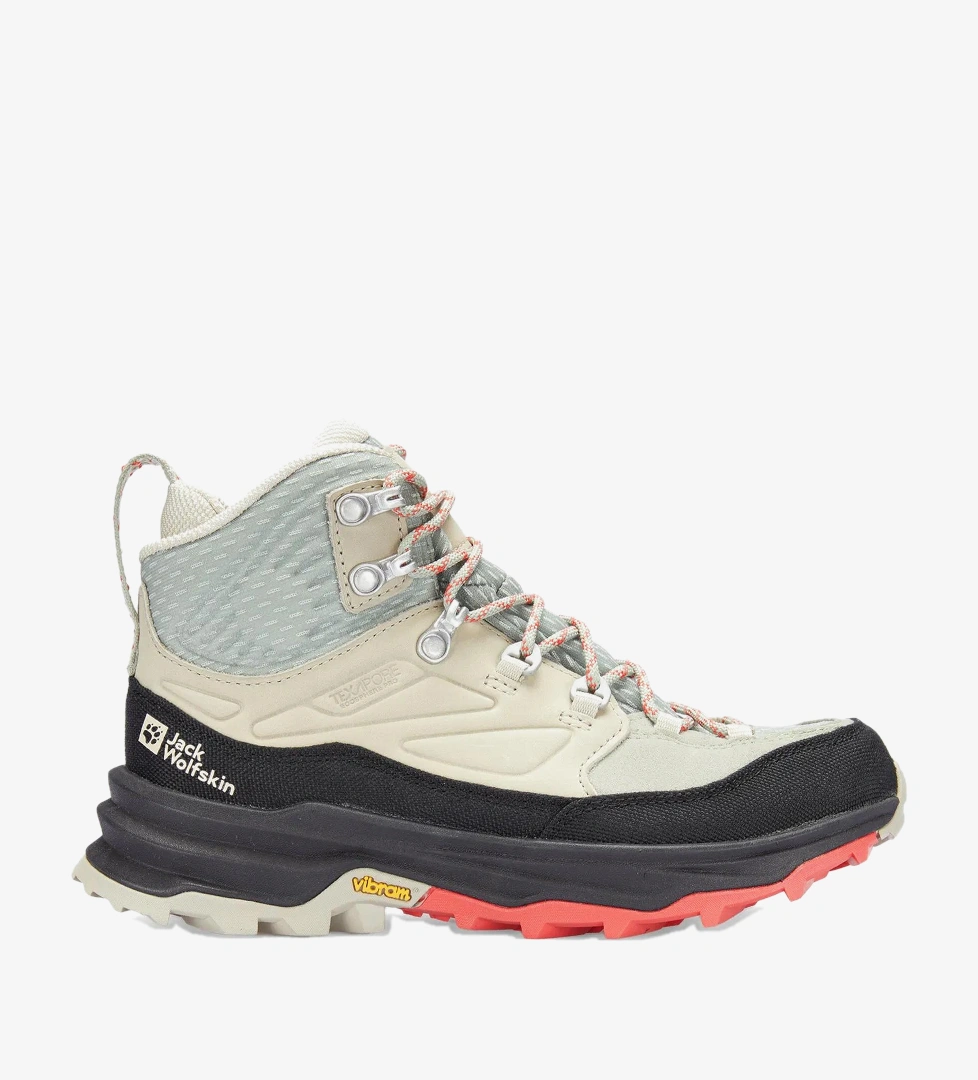 Jack Wolfskin Cyrox Texapore Mid Kadın Yeşil Outdoor Bot