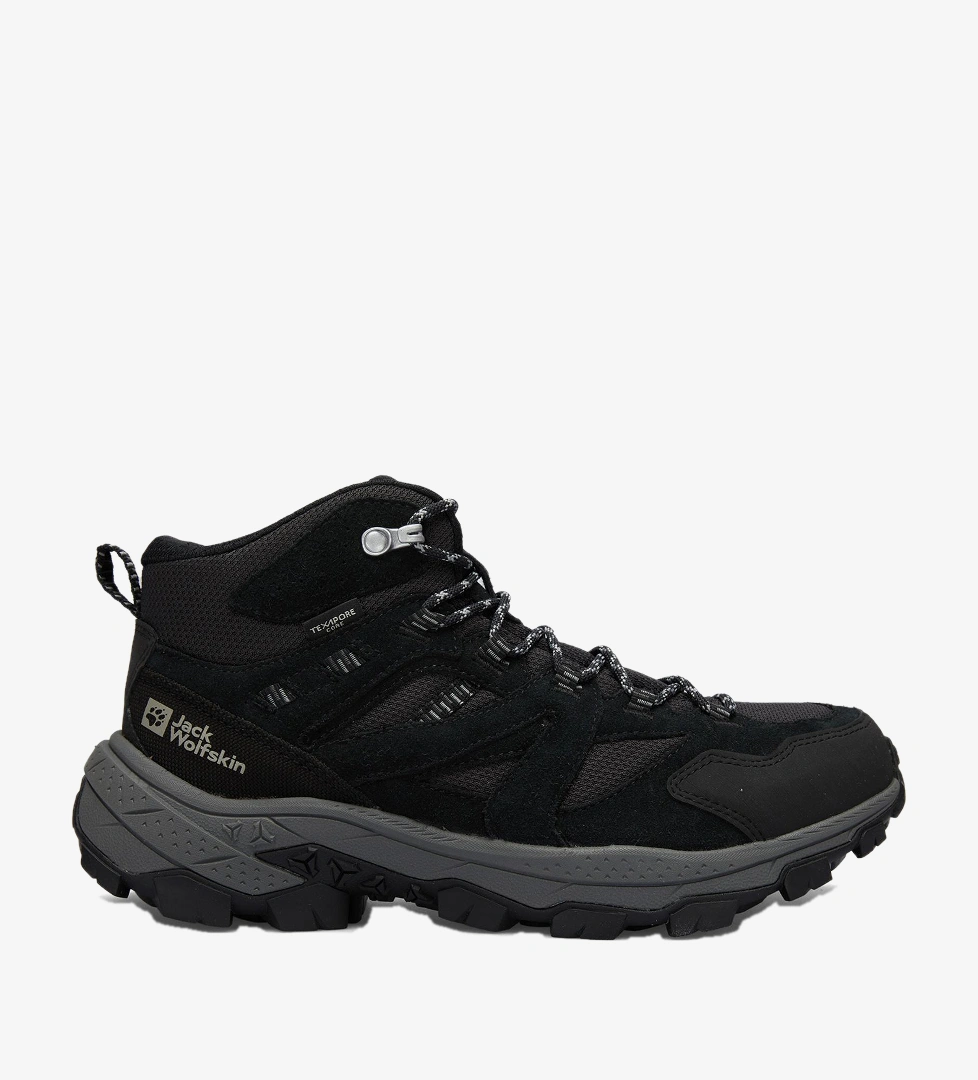 Jack Wolfskin Vojo Tour Texapore Mid Su Geçirmez Erkek Siyah Bot