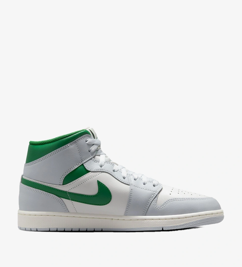 Jordan Air 1 Mid Erkek Beyaz Spor Ayakkabı