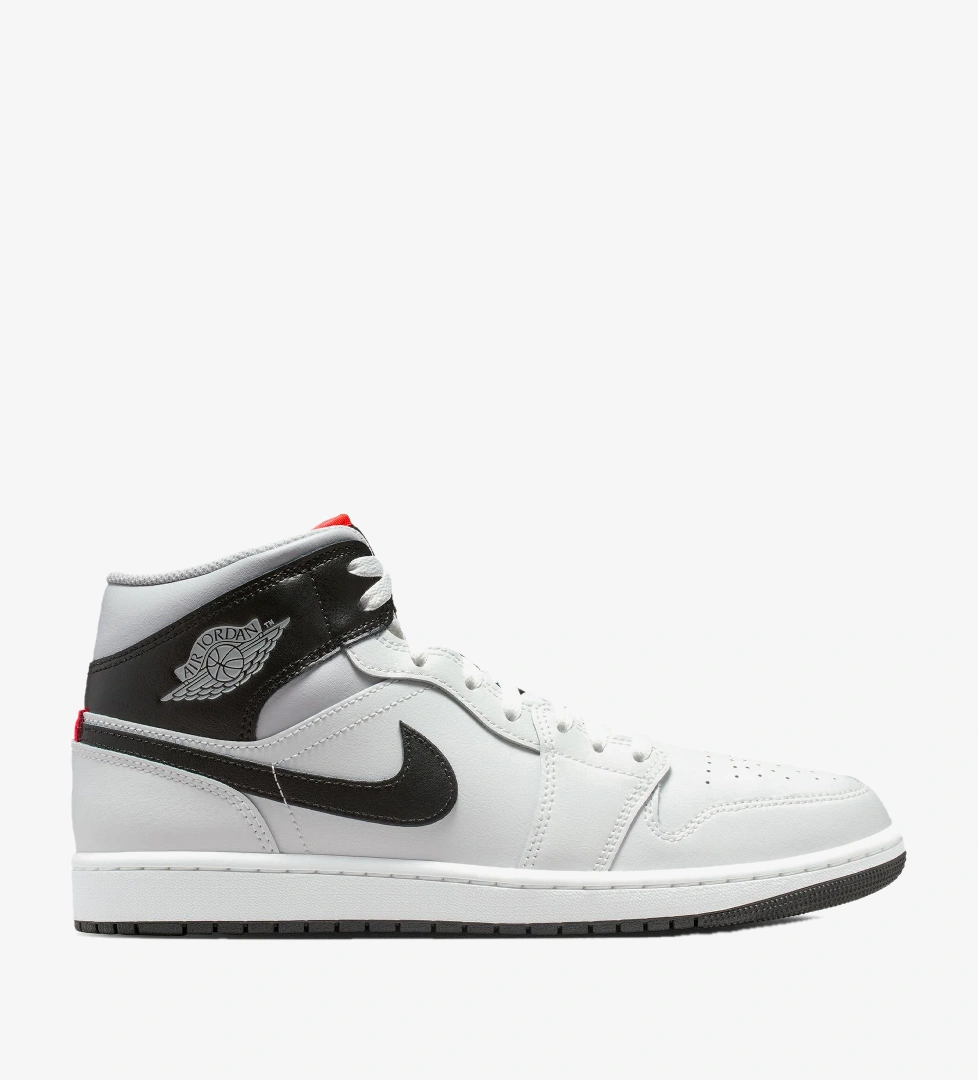 Jordan Air 1 Mid Erkek Gri Spor Ayakkabı