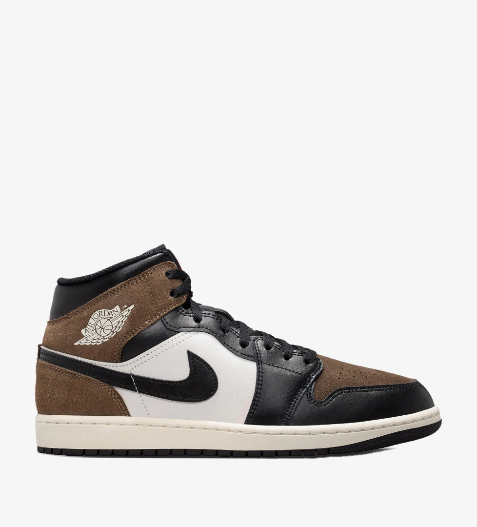 Jordan Air 1 Mid Erkek Kahverengi Spor Ayakkabı
