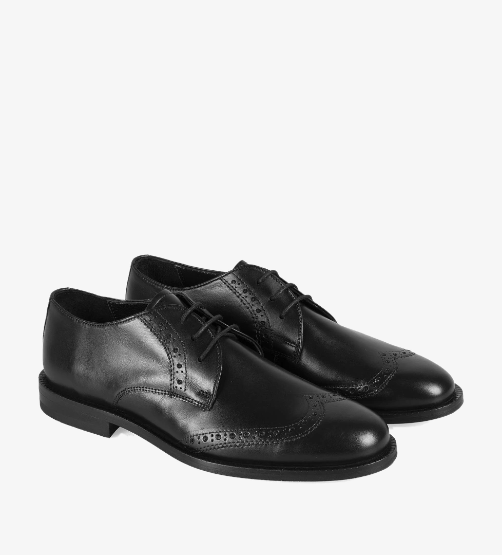 Kadın Siyah Deri Klasik Ayakkabı
