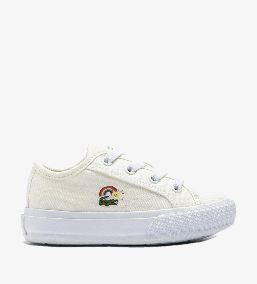 Lacoste Lacoste Backcourt Çocuk Krem Sneaker FashFed'de! Krem - 1. görsel