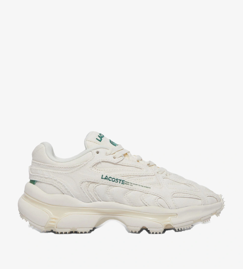 Lacoste Lacoste L003 2K24 Kadın Krem Sneaker FashFed'de! Krem - 1. görsel
