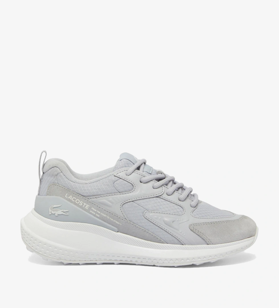 Lacoste L003 Evo Kadın Gri/Beyaz Sneaker
