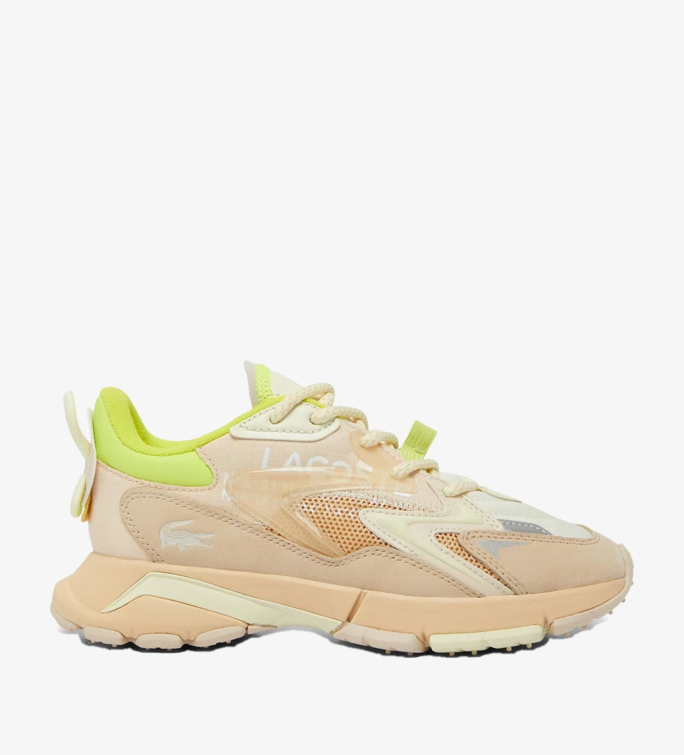 Lacoste L003 Neo Tech Kadın Bej/Sarı Sneaker
