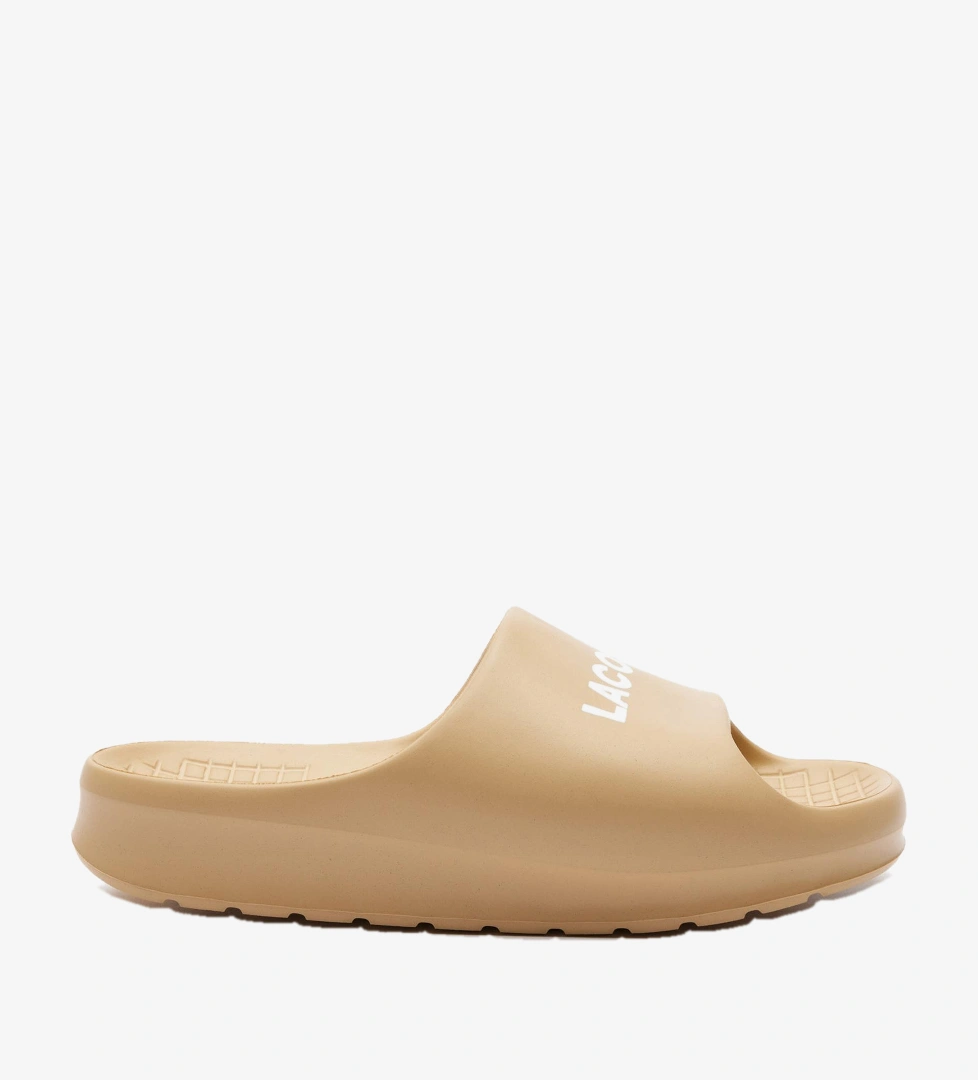 Lacoste Serve Slide 2.0 Kadın Bej Terlik