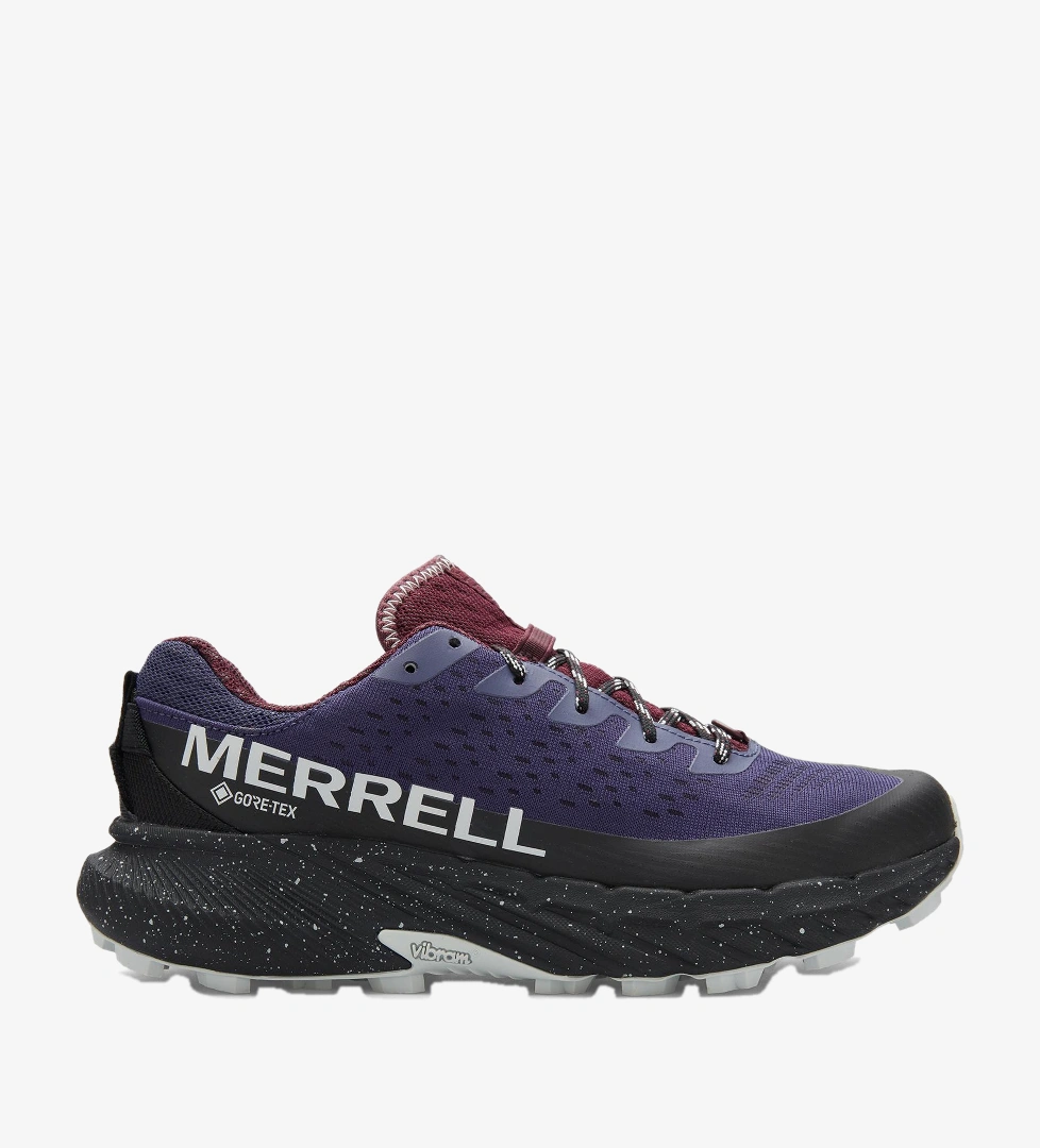 Merrell Agility Peak 5 Gore Tex Erkek Mor Koşu Ayakkabısı