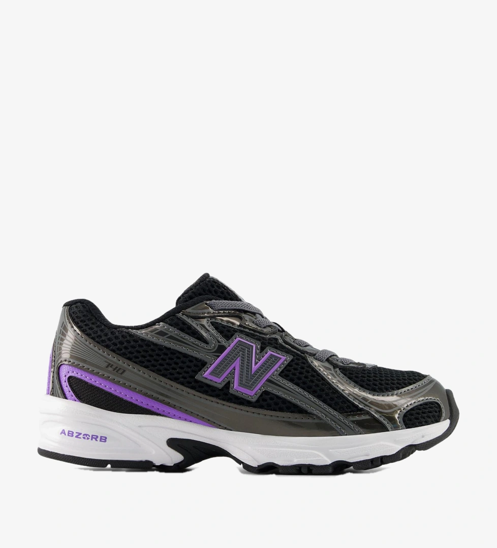 New Balance 740 Çocuk Siyah Spor Ayakkabı