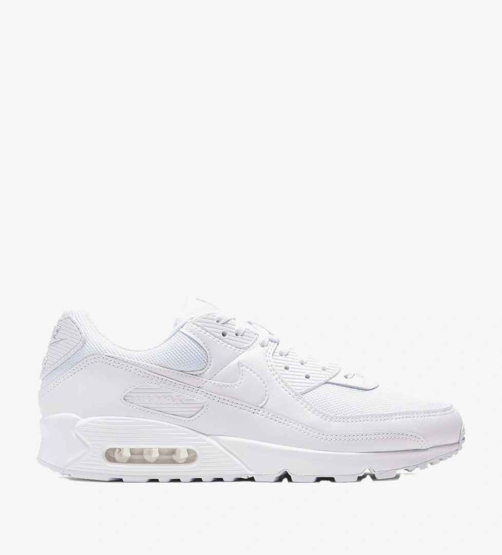 Nike Nike Air Max 90 Unisex Beyaz Spor Ayakkabı FashFed'de! Beyaz - 1. görsel