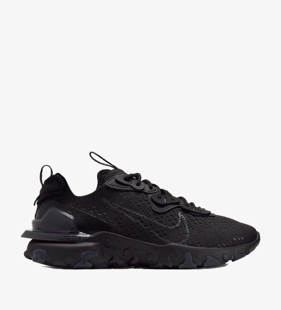 Nike React Vision Erkek Siyah Spor Ayakkabı