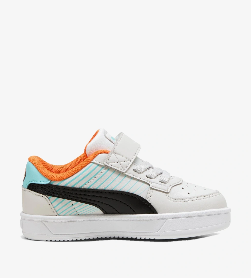 Puma Caven 2.0 Poised to Race Bebek Gri/Renkli Spor Ayakkabı