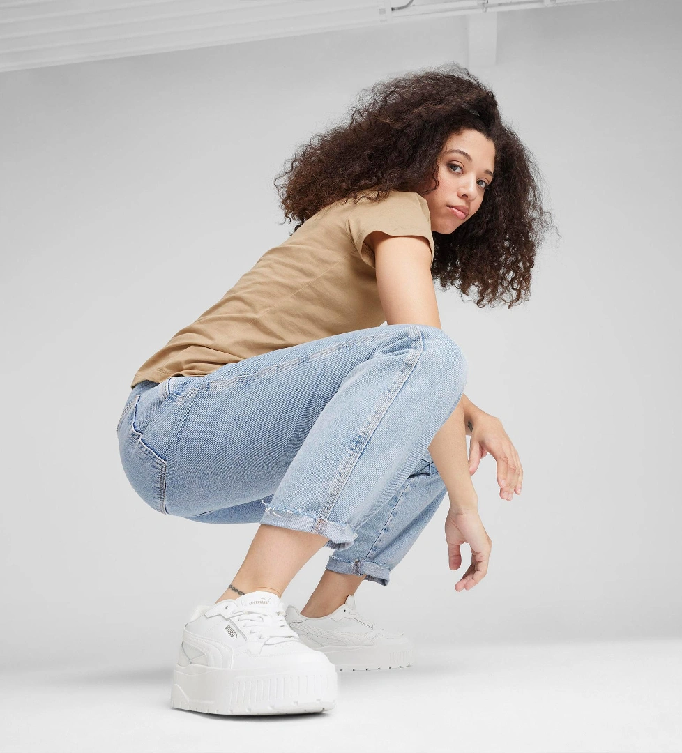 Puma Karmen II Idol Kadın Beyaz Spor Ayakkabı