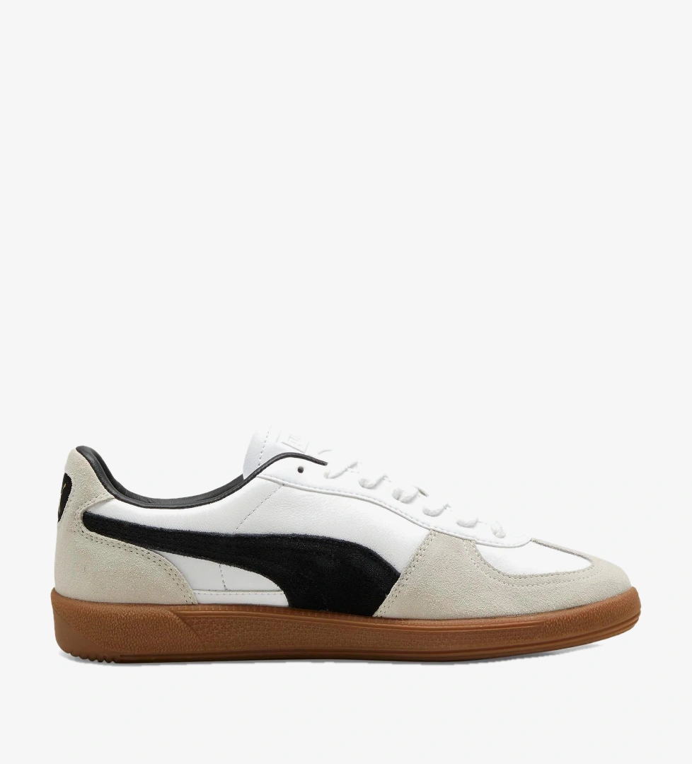 Puma Puma Palermo Leather Unisex Beyaz Spor Ayakkabı FashFed'de! Beyaz - 1. görsel
