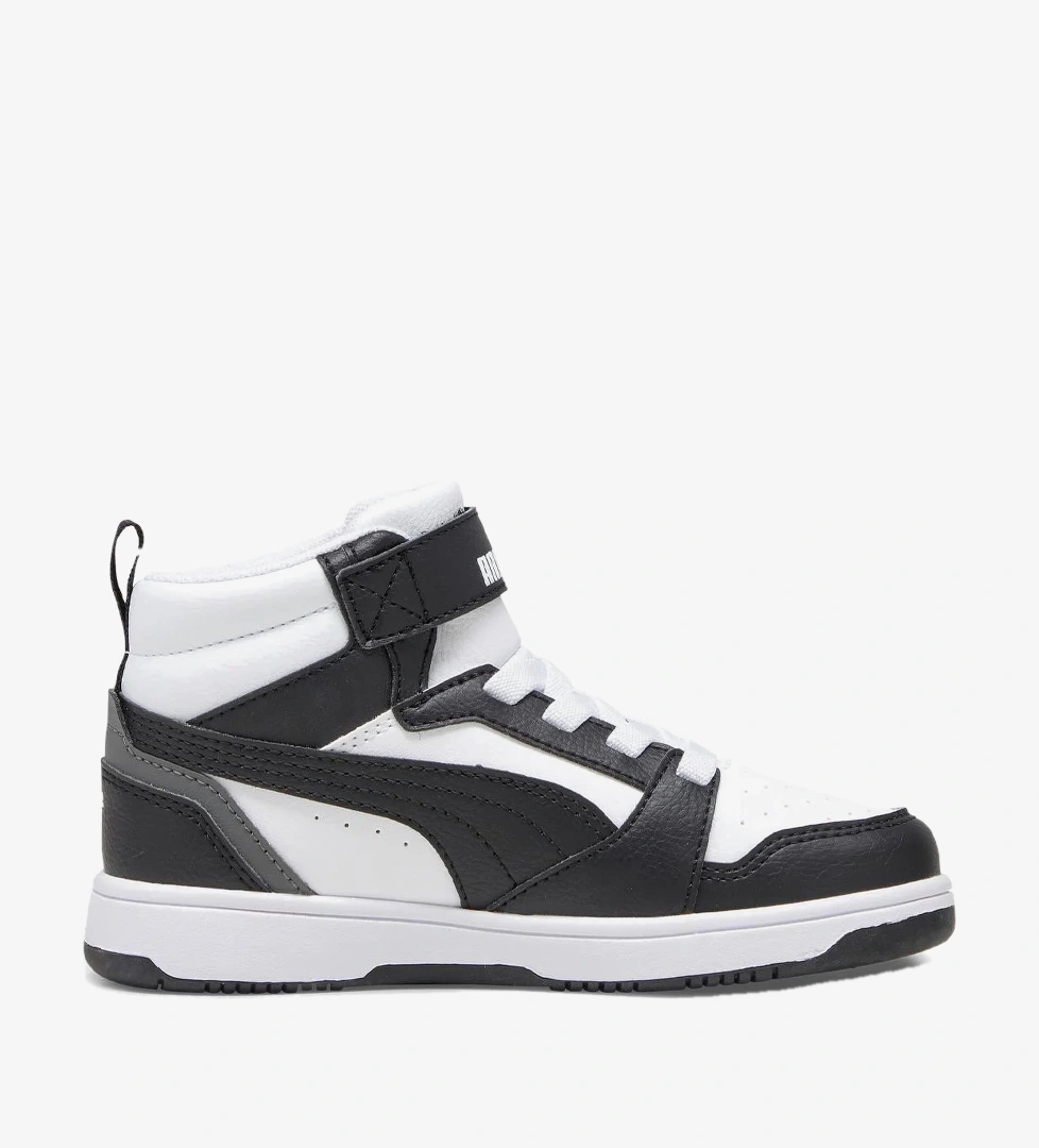 Puma Rebound V6 Mid Çocuk Siyah Spor Ayakkabı