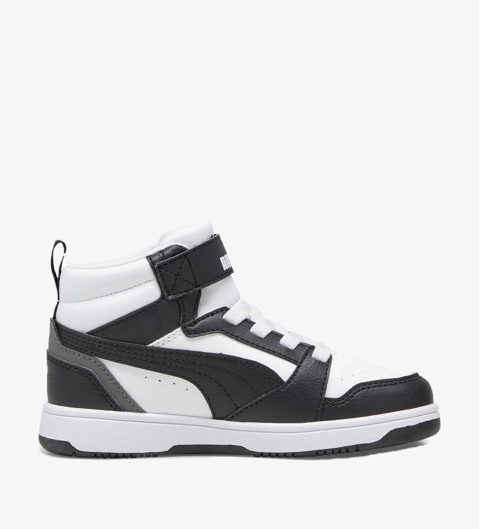 Puma Rebound V6 Mid Çocuk Siyah Spor Ayakkabı
