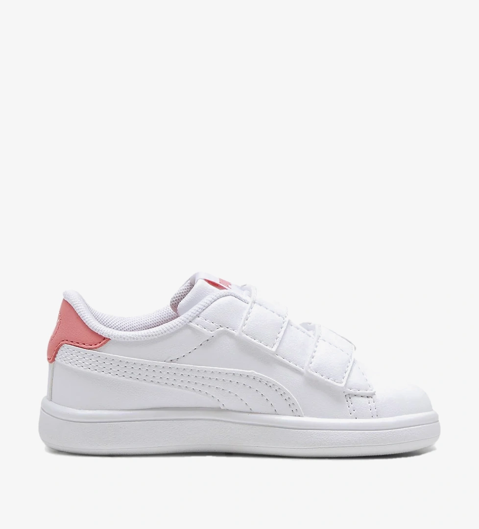 Puma Smash 3.0 Badges V Çocuk Beyaz Spor Ayakkabı