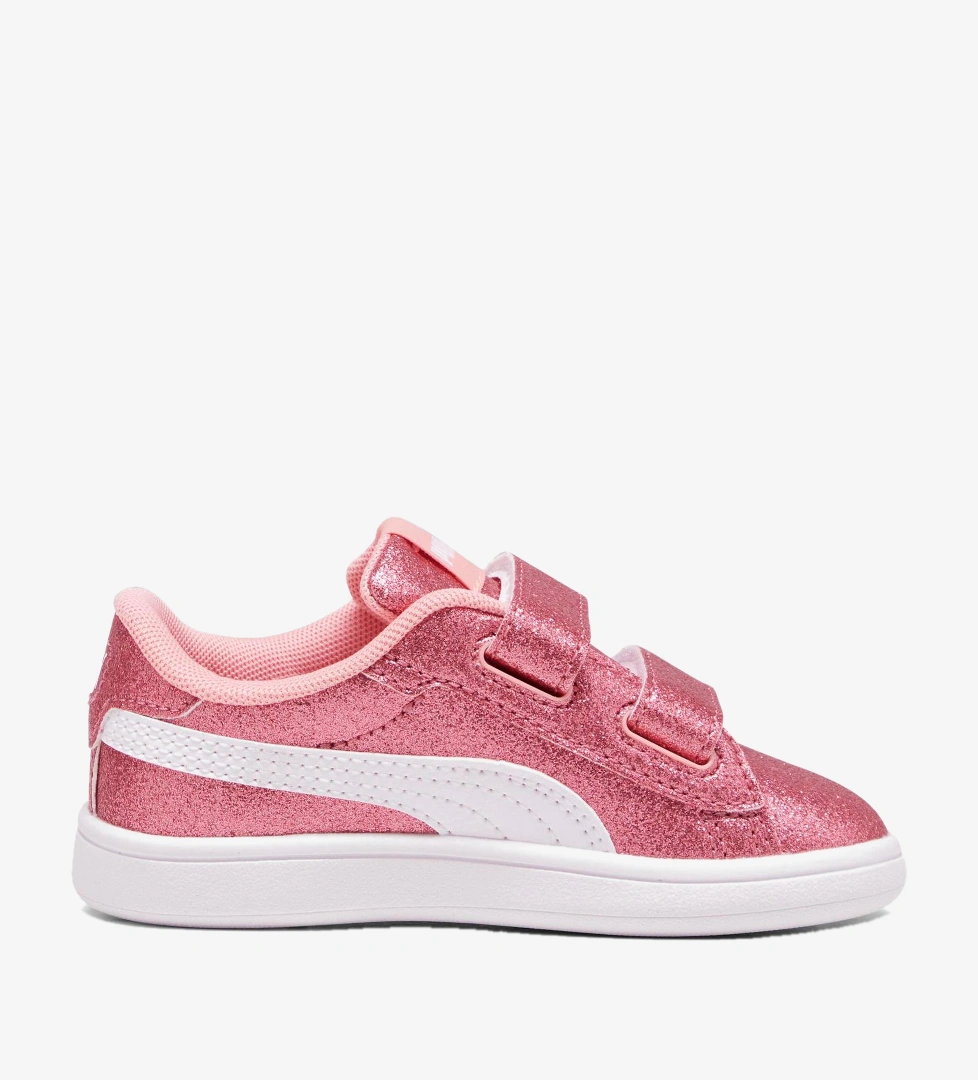 Puma Puma Pembe Smash 3.0 Glit Glam V In Çocuk Bej Spor Ayakkabı FashFed'de! Pembe - 1. görsel