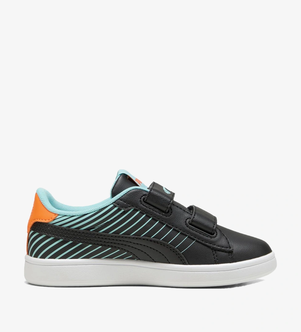 Puma Smash 3.0 Poised 2 Race Çocuk Siyah Spor Ayakkabı