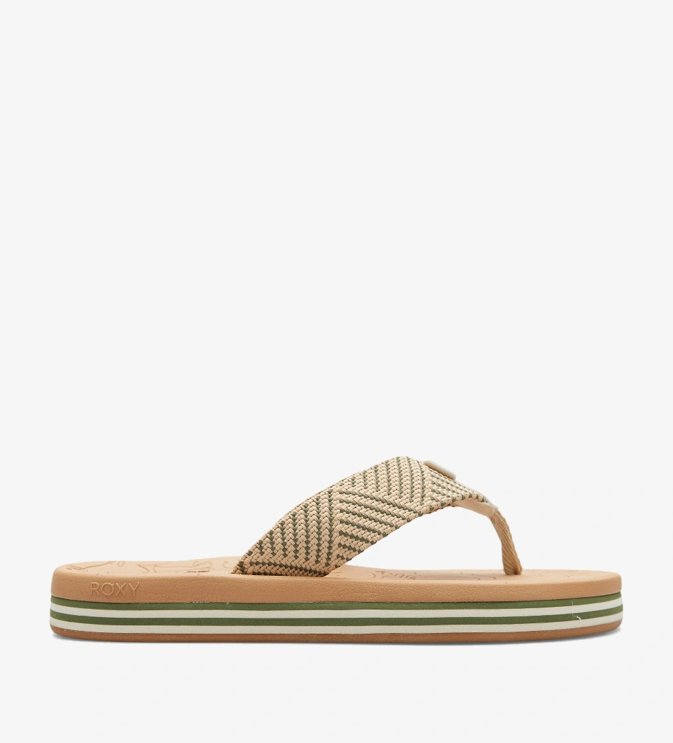 Roxy Colbee Hi Kadın Haki Terlik